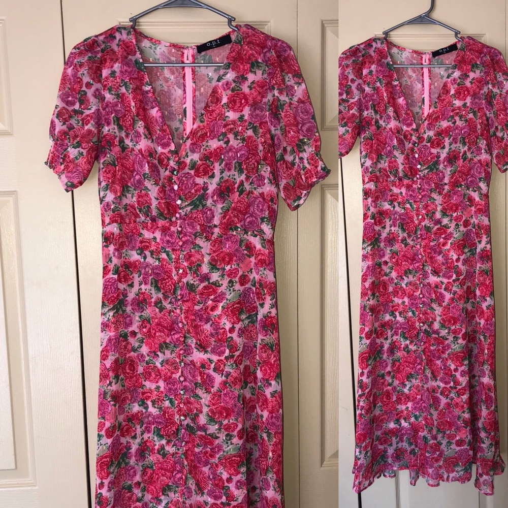 Beautiful rose maxi dress - Picture 1 of 3